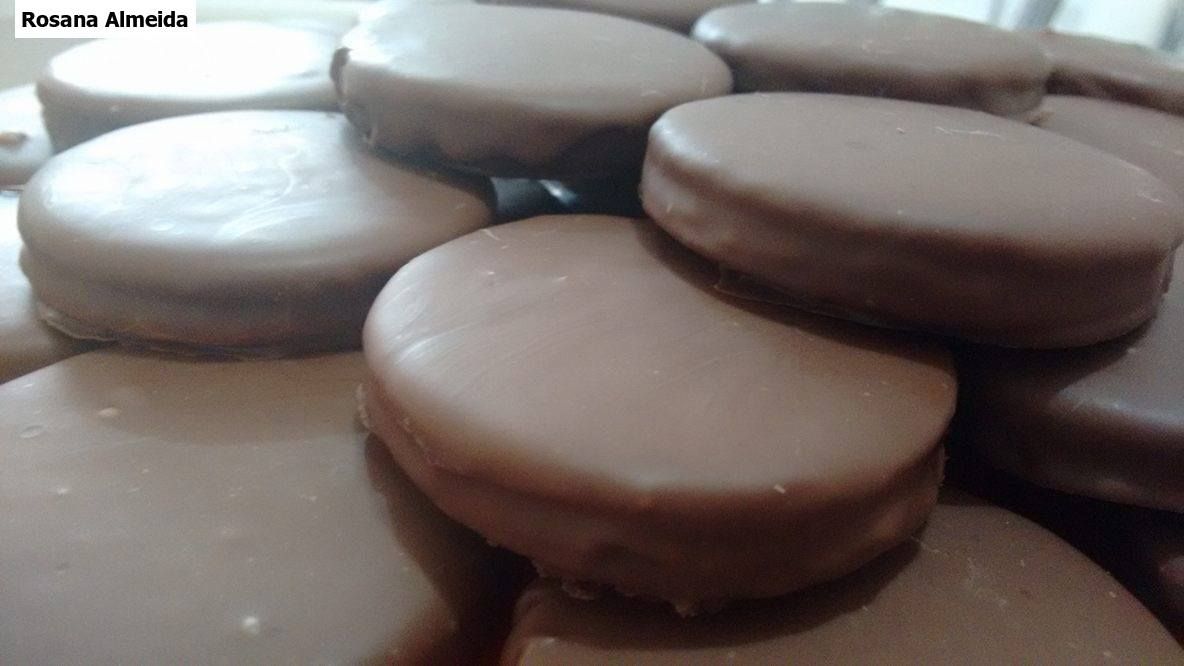 Alfajor de biscoito Maria