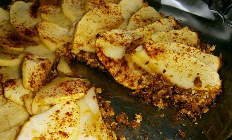 Apple crumble (torta de maçã com aveia)