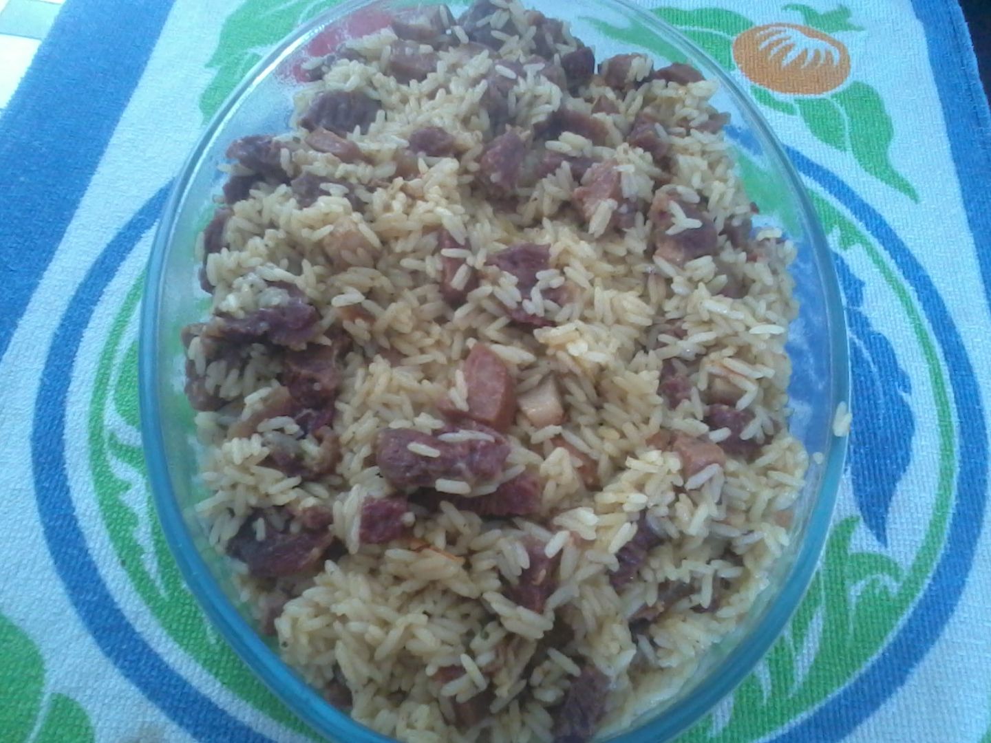 Arroz carreteiro à minha moda