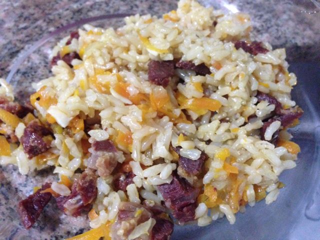 Arroz carreteiro integral