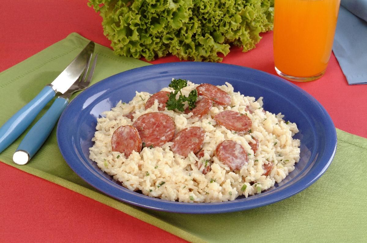 Arroz cremoso de última hora