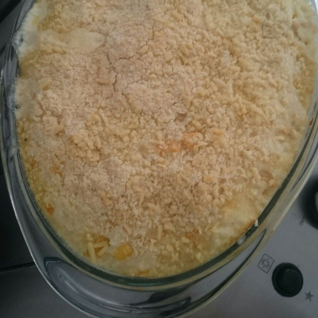 Arroz de forno ao creme