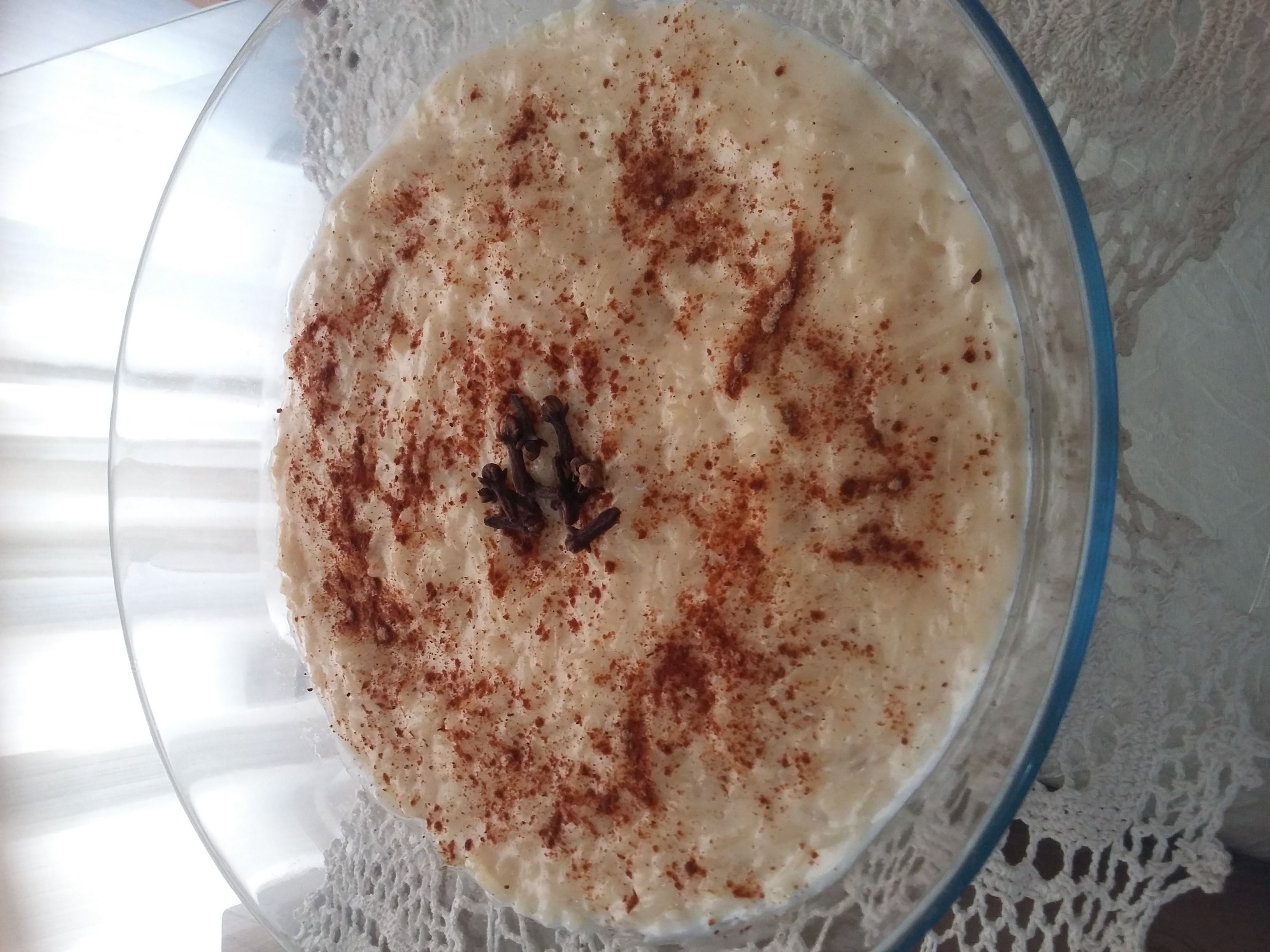 Arroz doce caramelizado