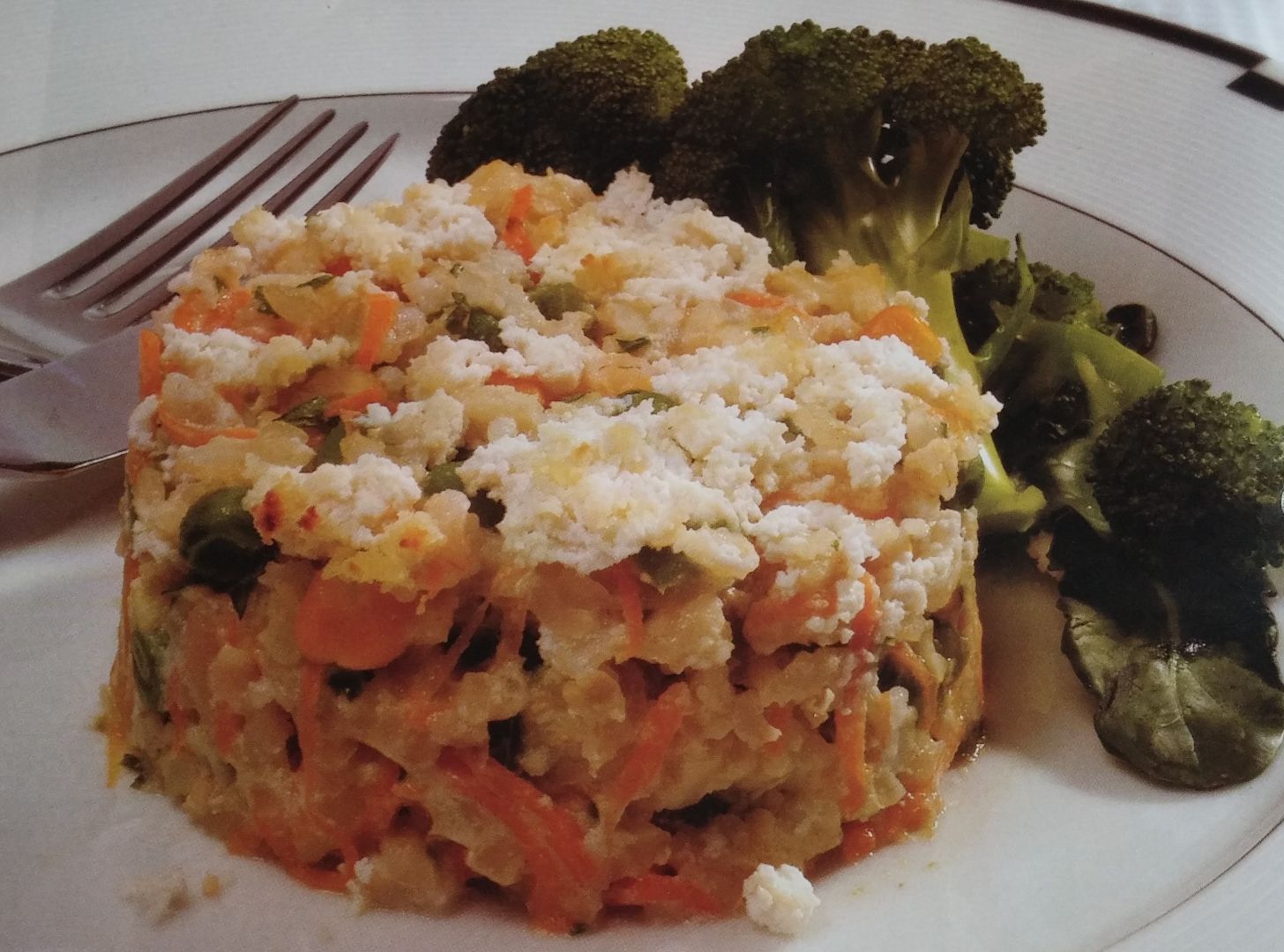 Arroz primavera cremoso