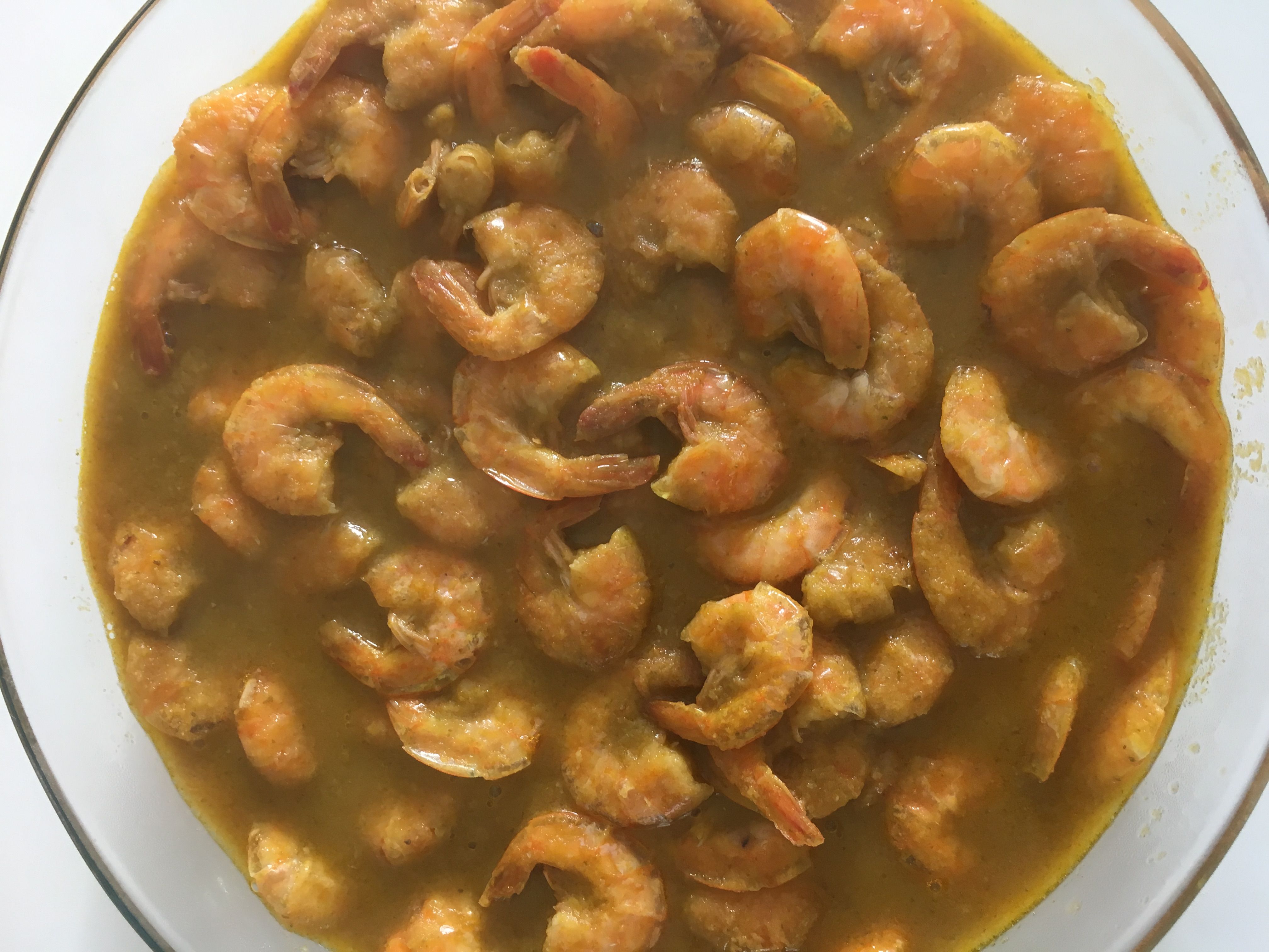 Autêntica moqueca de camarão baiana