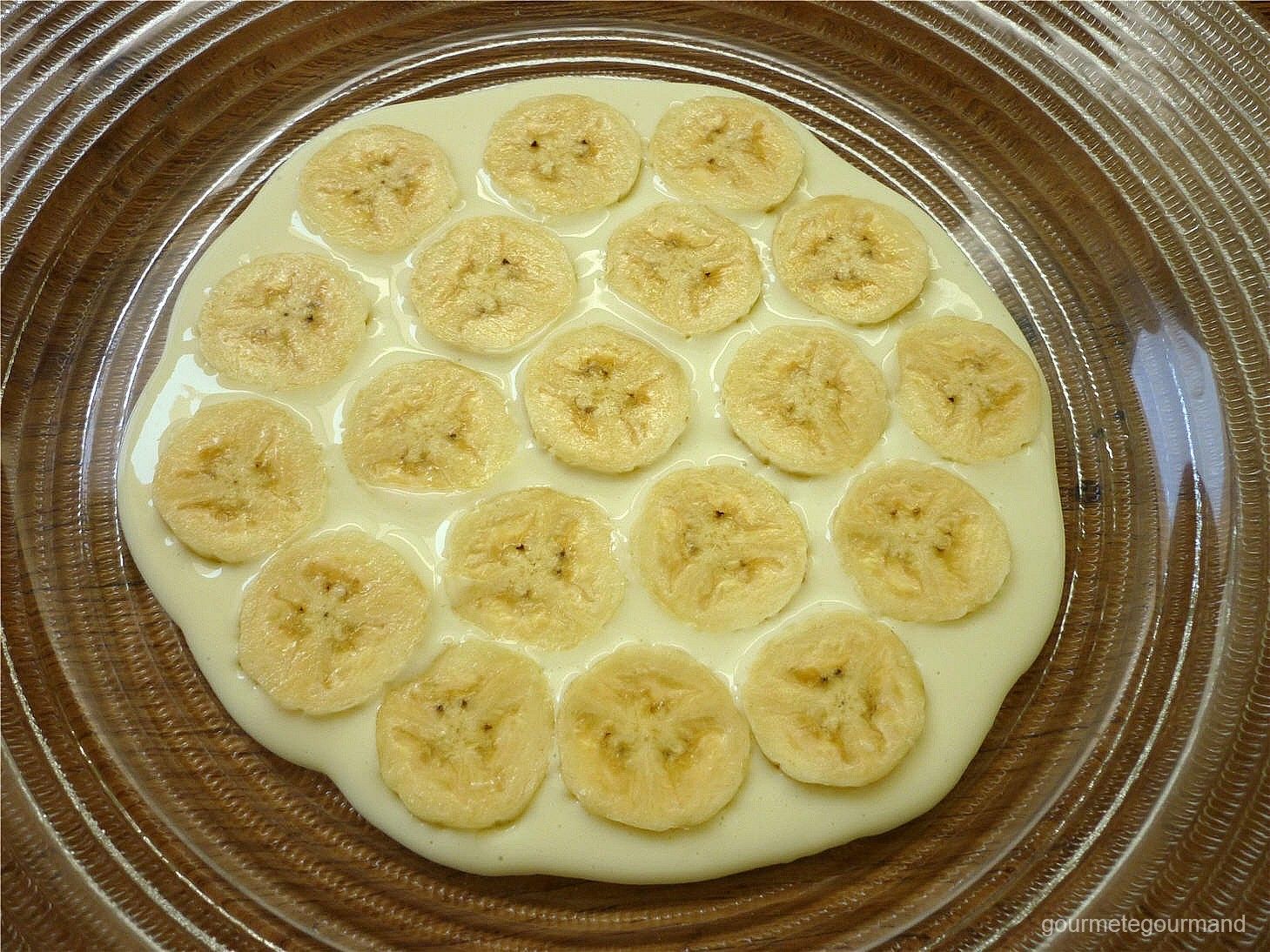 Banana com molho de maçã