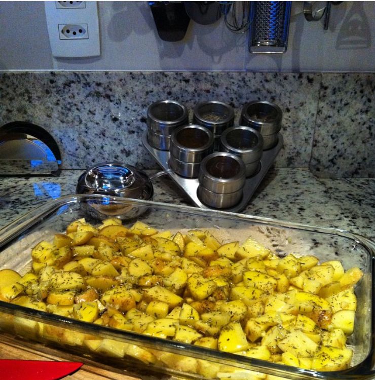 Batata ao forno