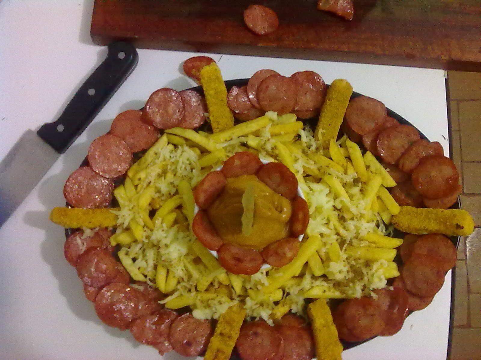 Batata com calabresa especial