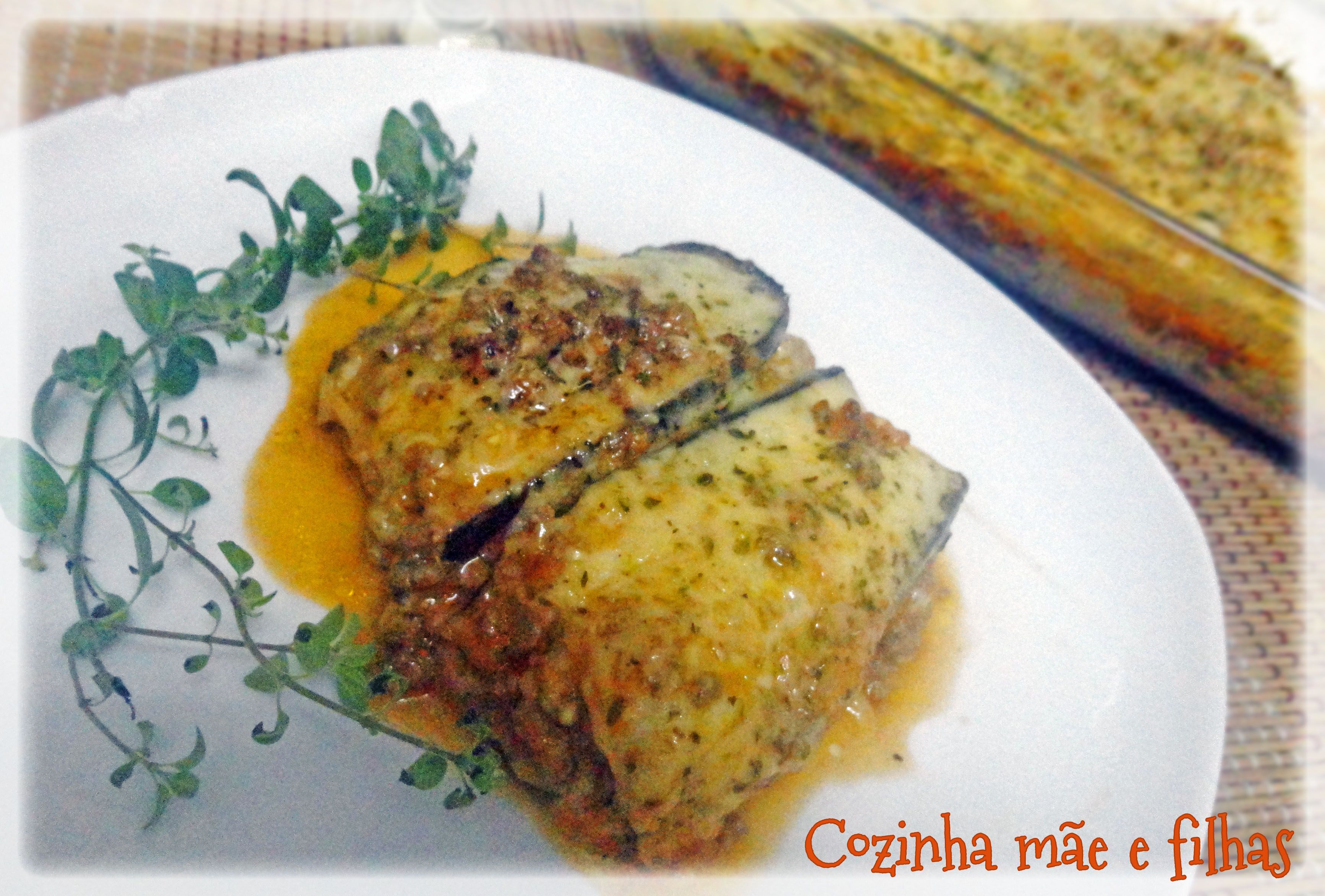 Berinjela a parmegiana (sem fritura)