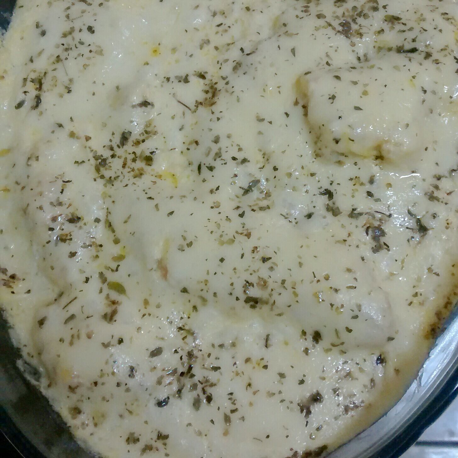 Bifes de frango ao molho especial (milho)