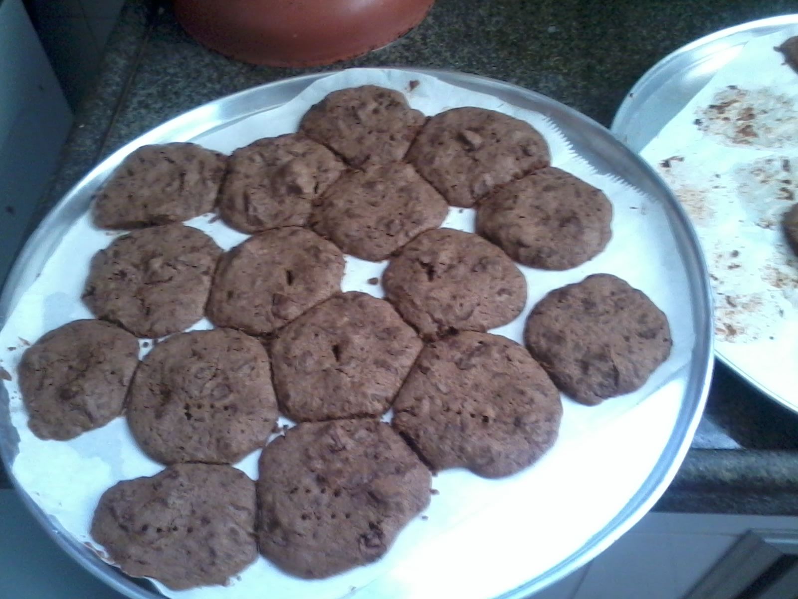 Biscoitinhos com pedaços de chocolate