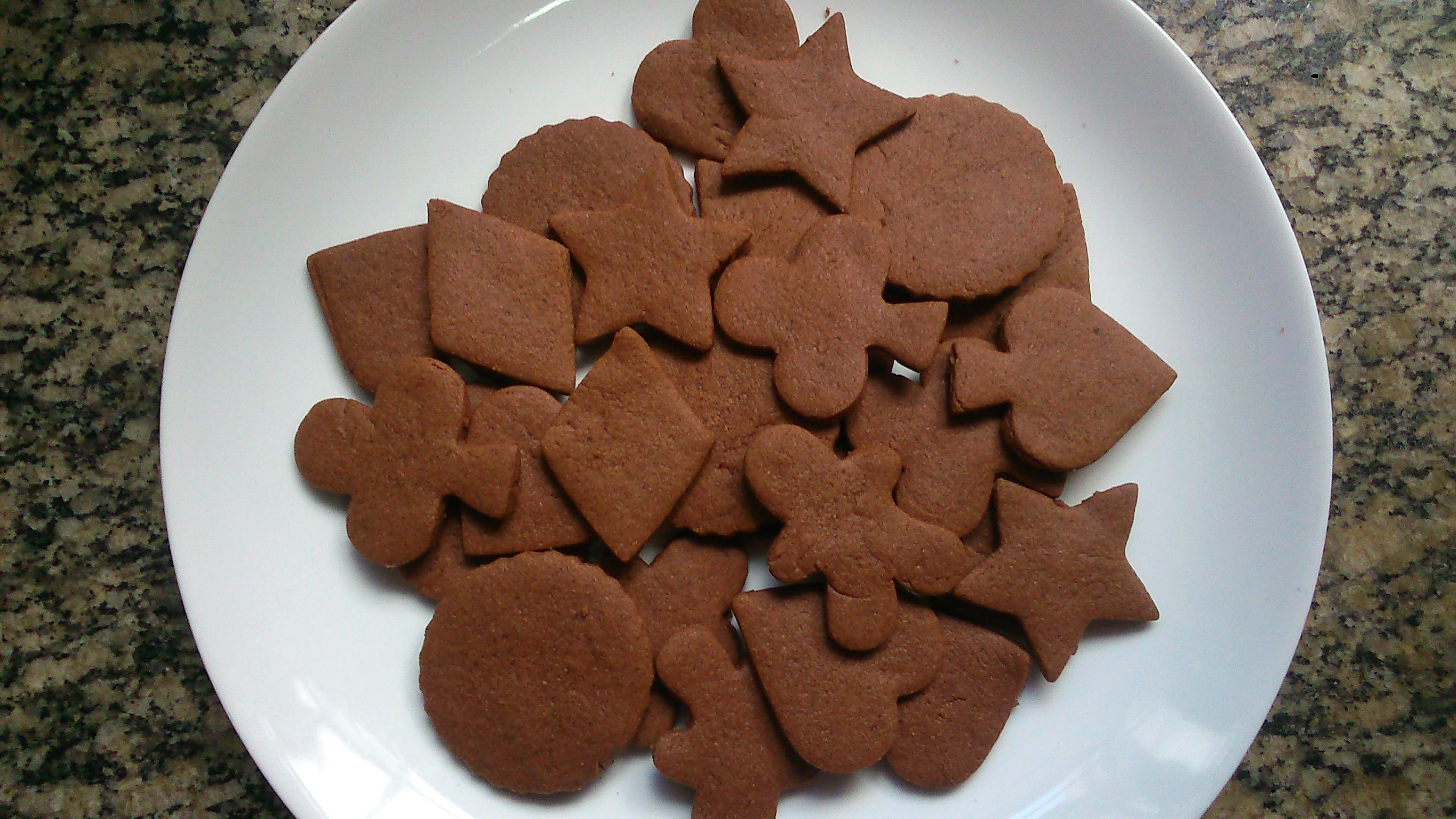 Biscoito amanteigado de chocolate com canela