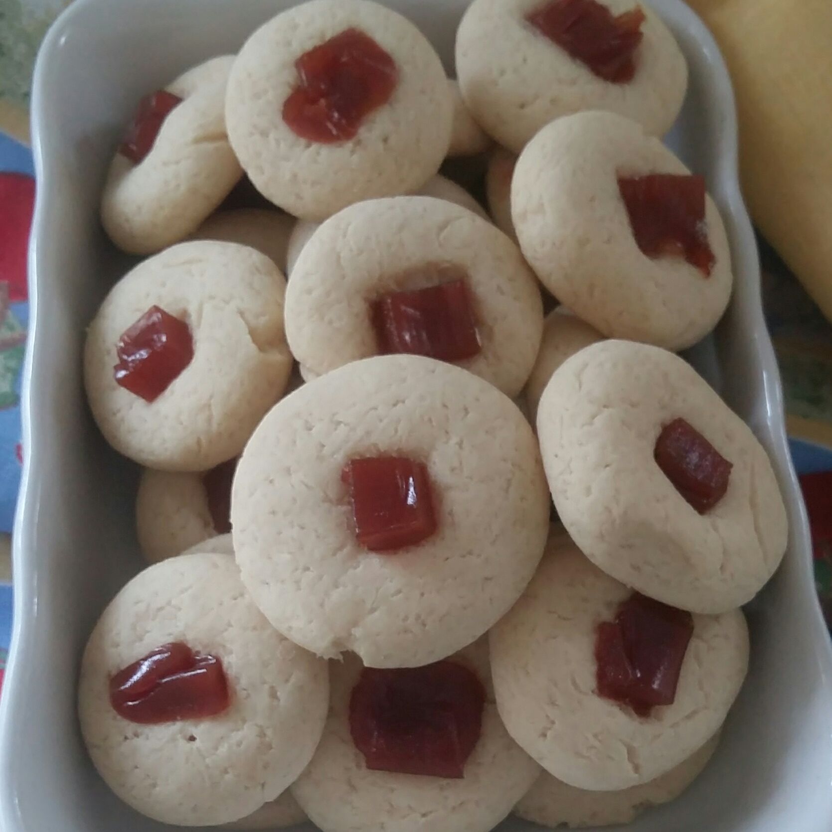 Biscoitos de leite condensado com coco