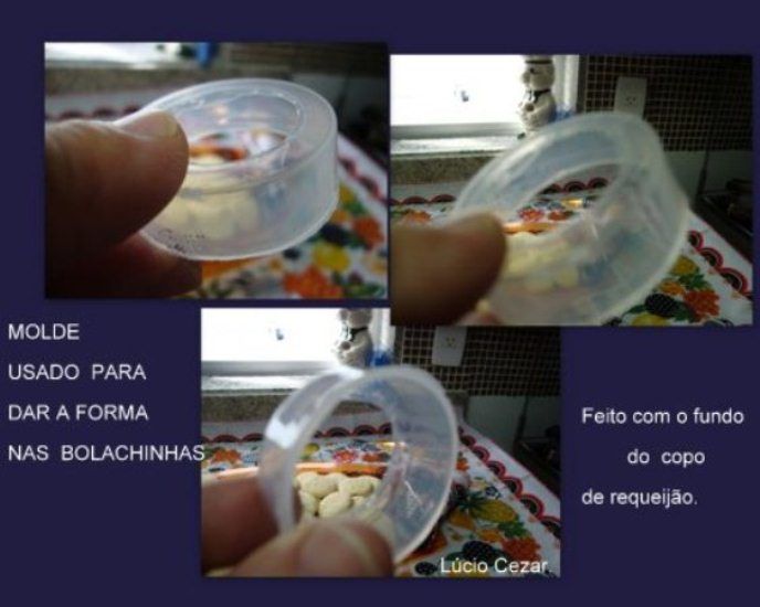 Bolachinhas de maizena com raspas de limão