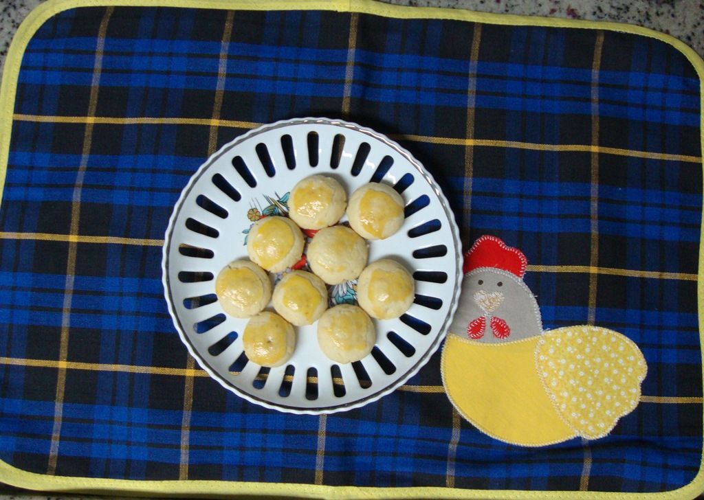 Bolinhas de queijo com goiabada do Lúcio Cezar