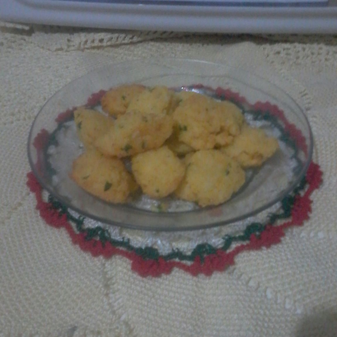 Bolinho de arroz com fubá sem ovos