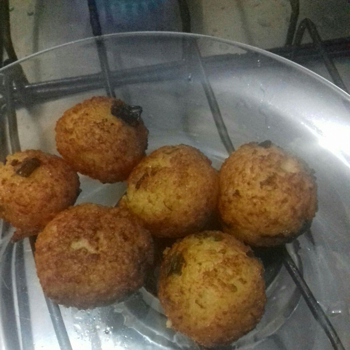 Bolinho de arroz crocante fácil