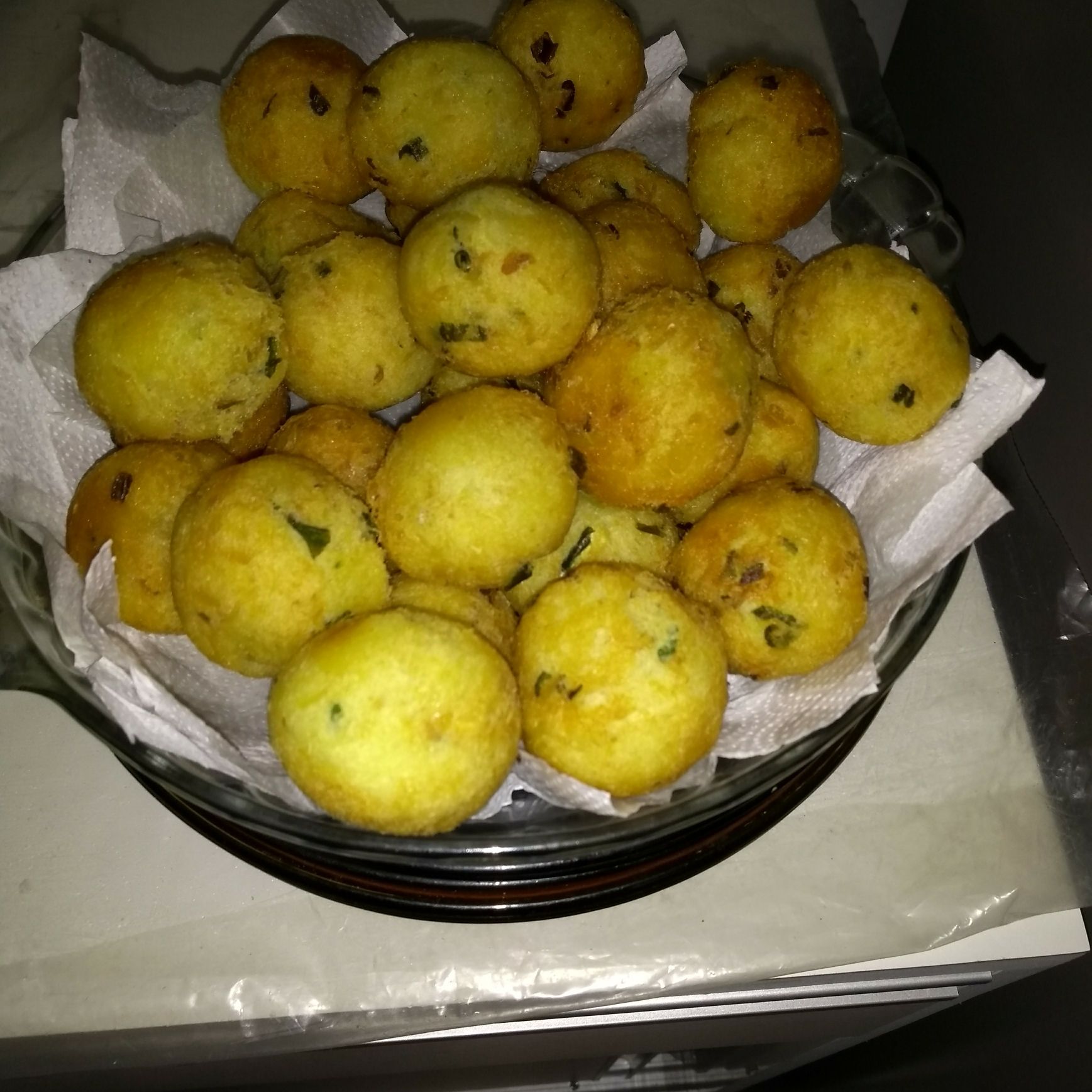 Bolinho de bacalhau simples e gostoso