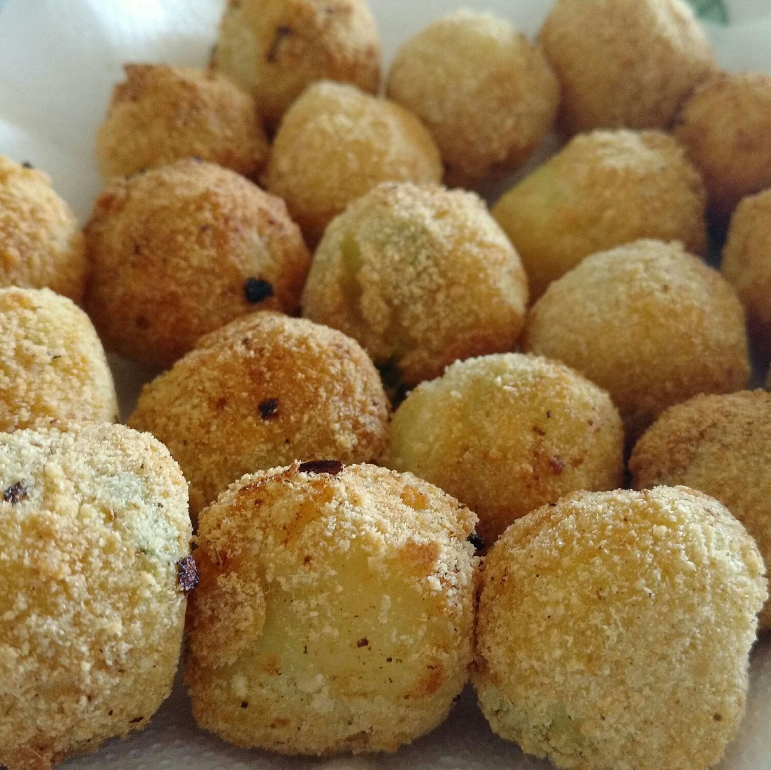 Bolinho de batata com peixe