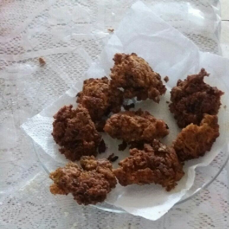 Bolinho de carne frito