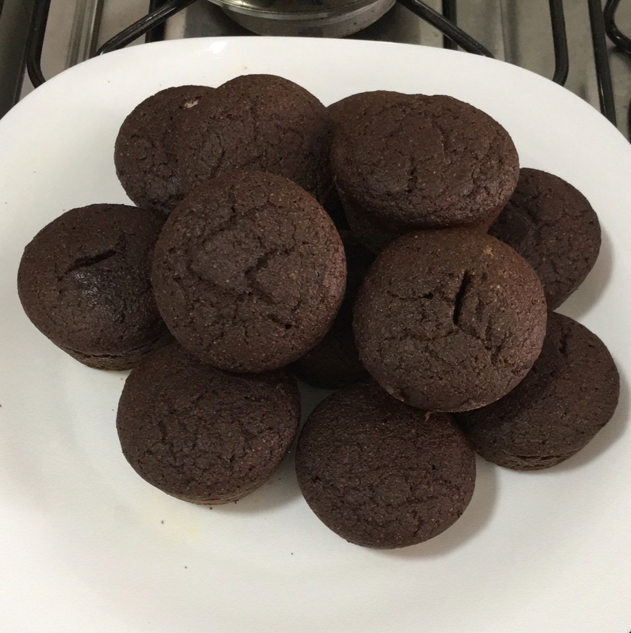 Bolinho de chocolate integral