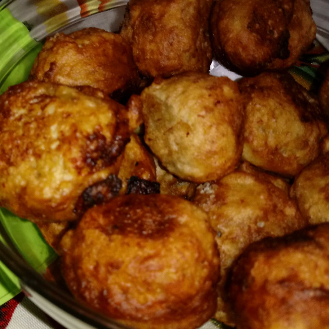 Bolinho de chuva com banana sem ovo