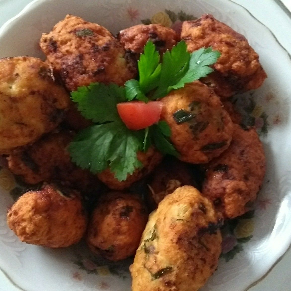 Bolinho de frango do Afonso