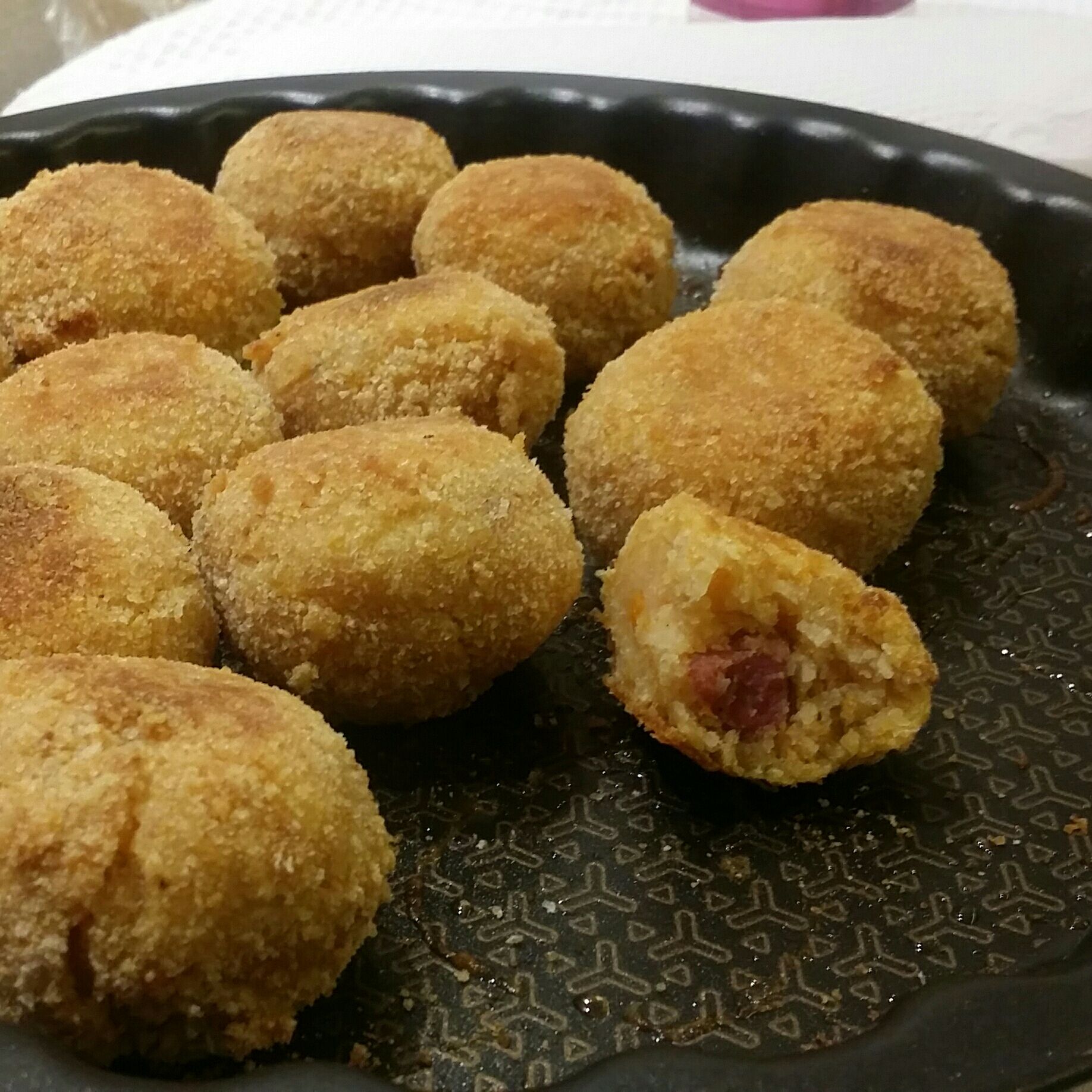 Bolinho de legumes assado