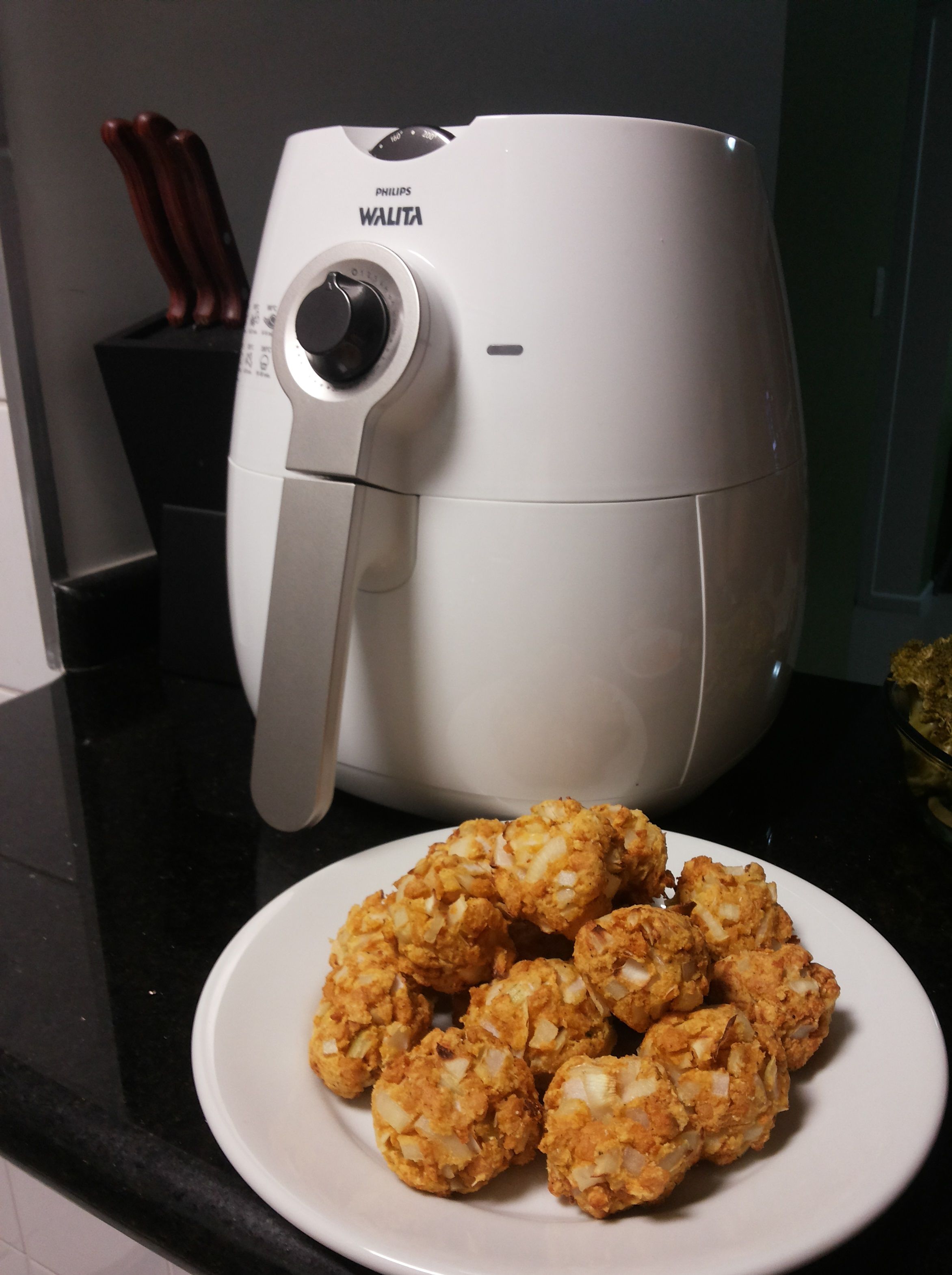 Bolinho de proteína de soja