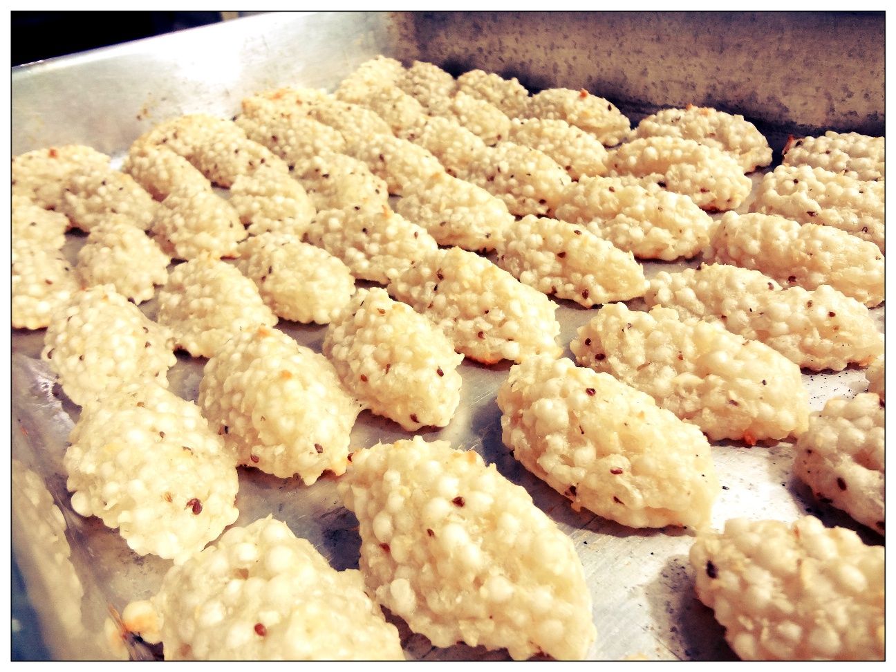 Bolinho de tapioca (sagu de milho)