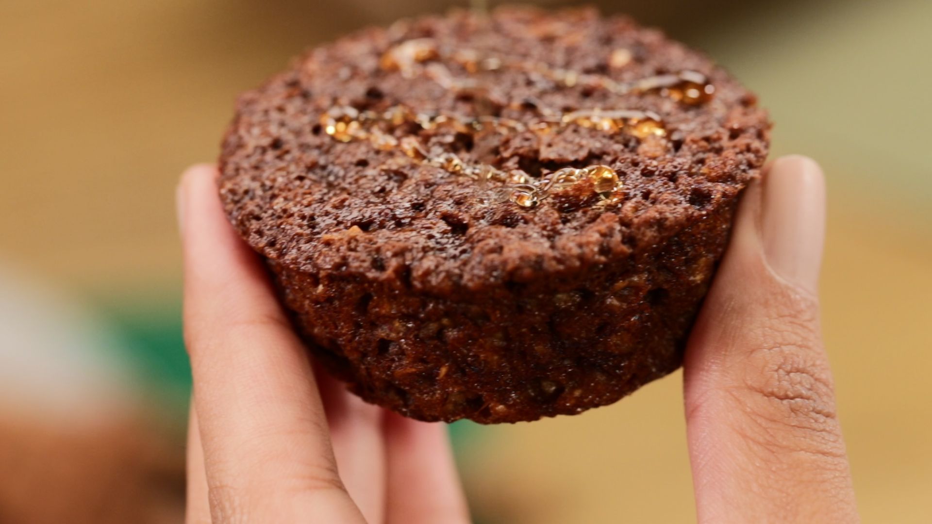 Bolinho funcional de banana e canela