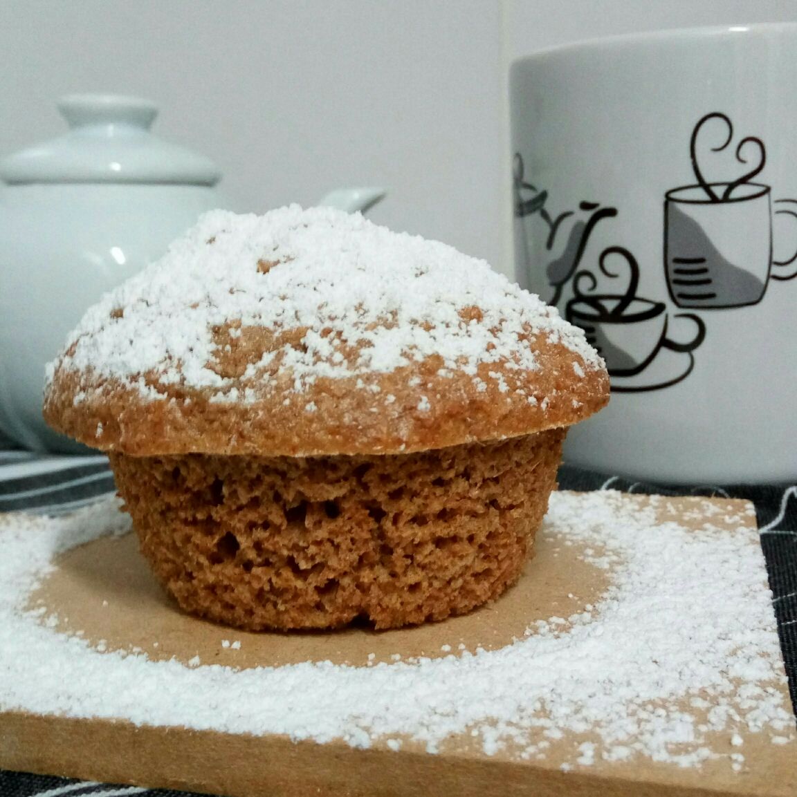 Bolinho integral de banana