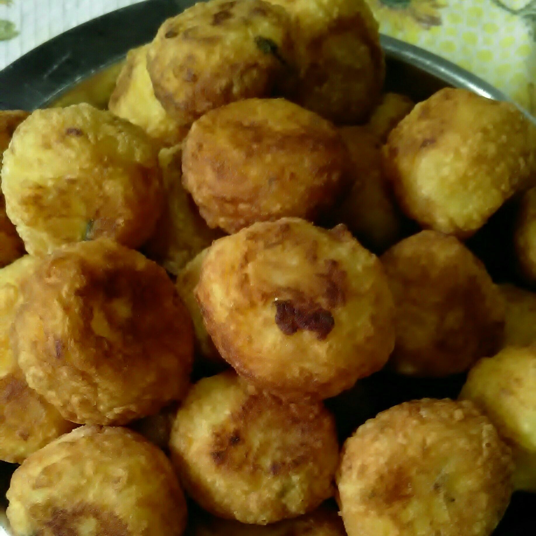 Bolinho simples de mandioca