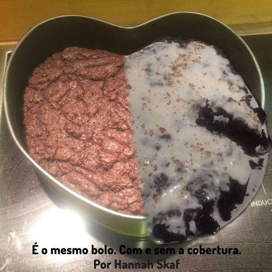 Bolo brownie de chocolate (com cobertura opcional de coco)