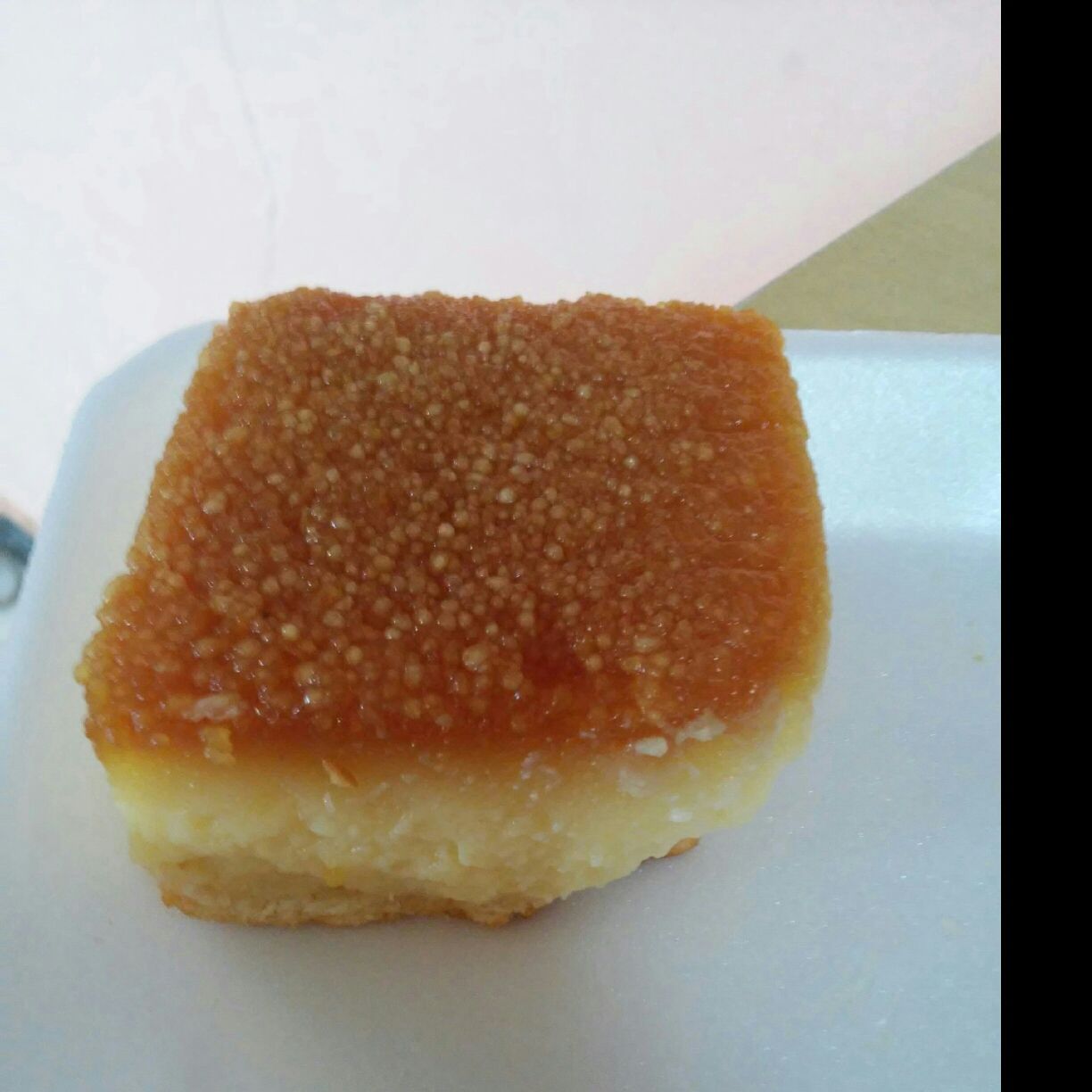 Bolo cremoso de tapioca