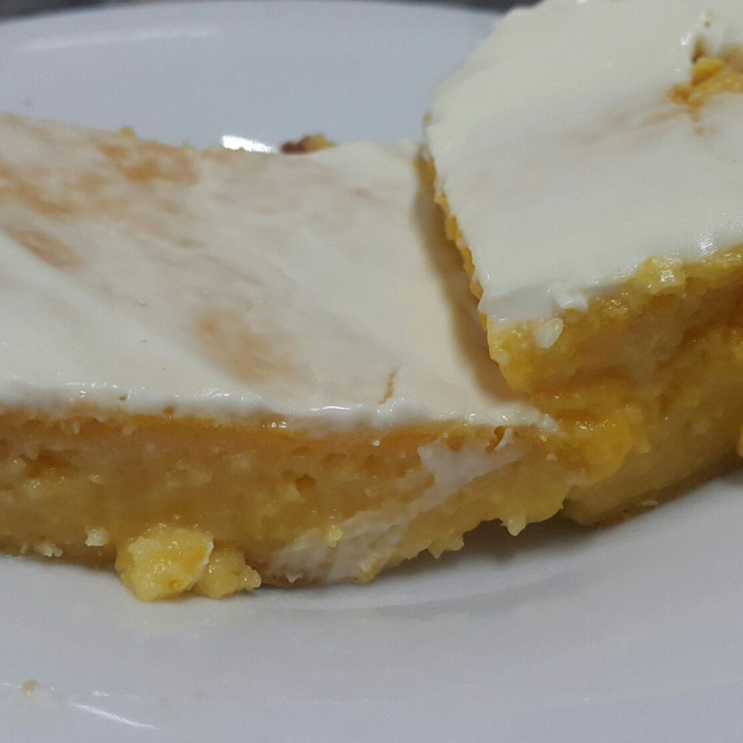 Bolo de abóbora gelado com cream cheese