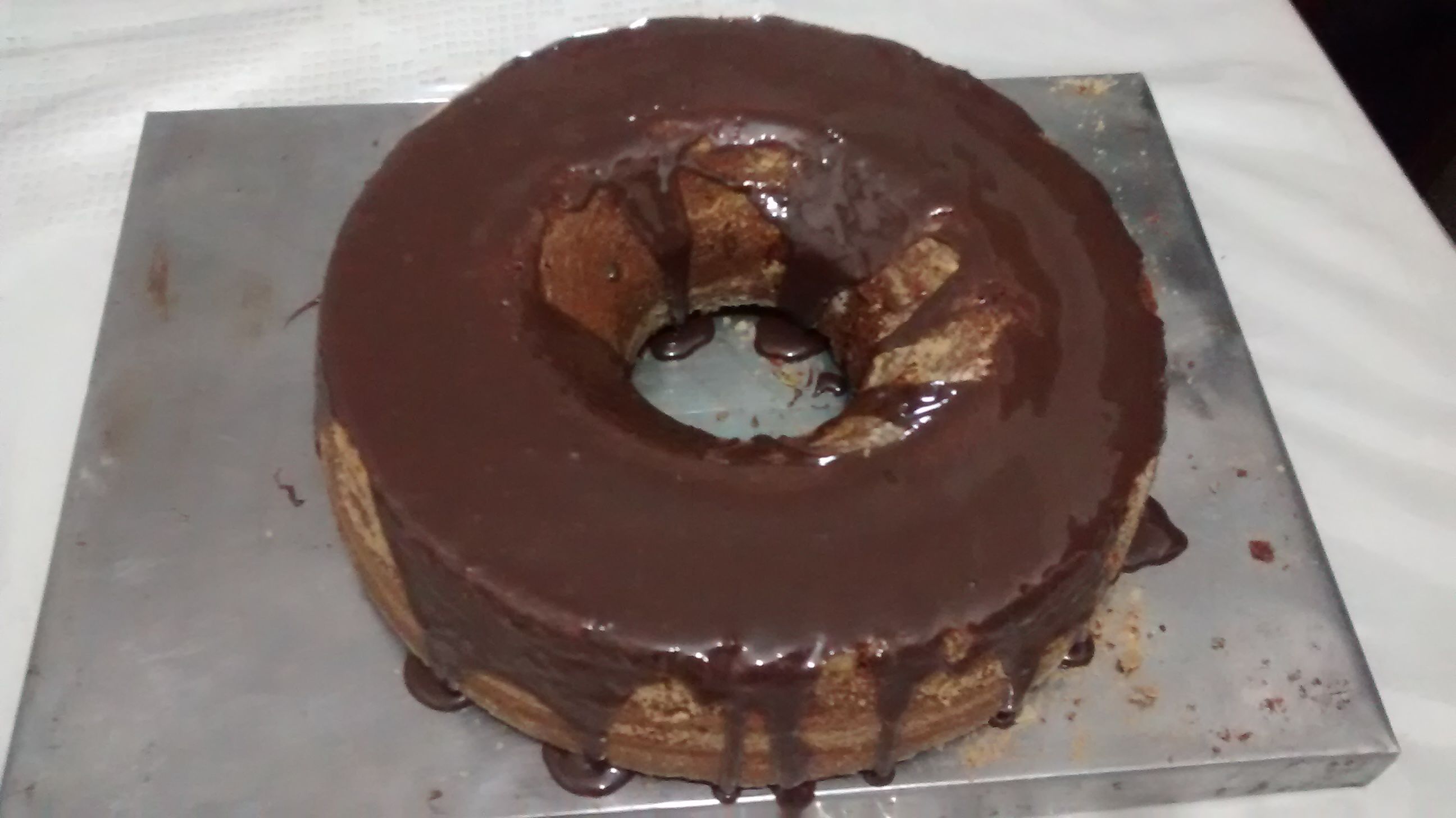 Bolo de ameixa com coca-cola