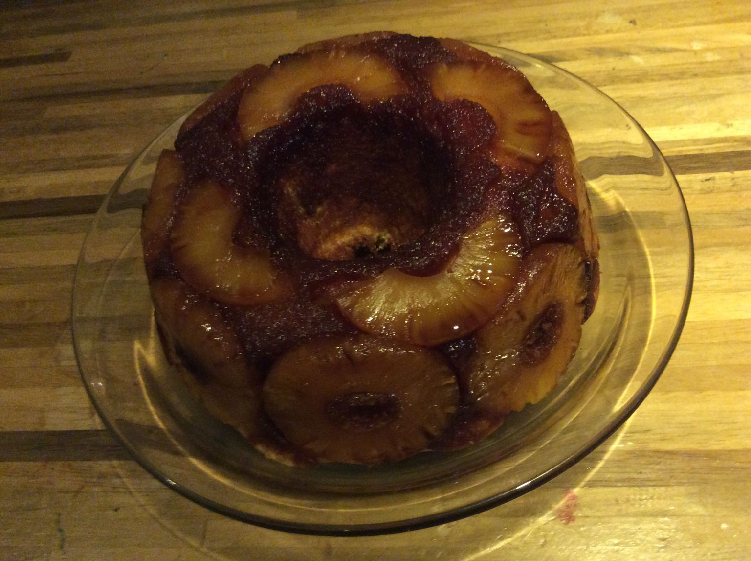 Bolo de ananás caramelizado (sem Manteiga)