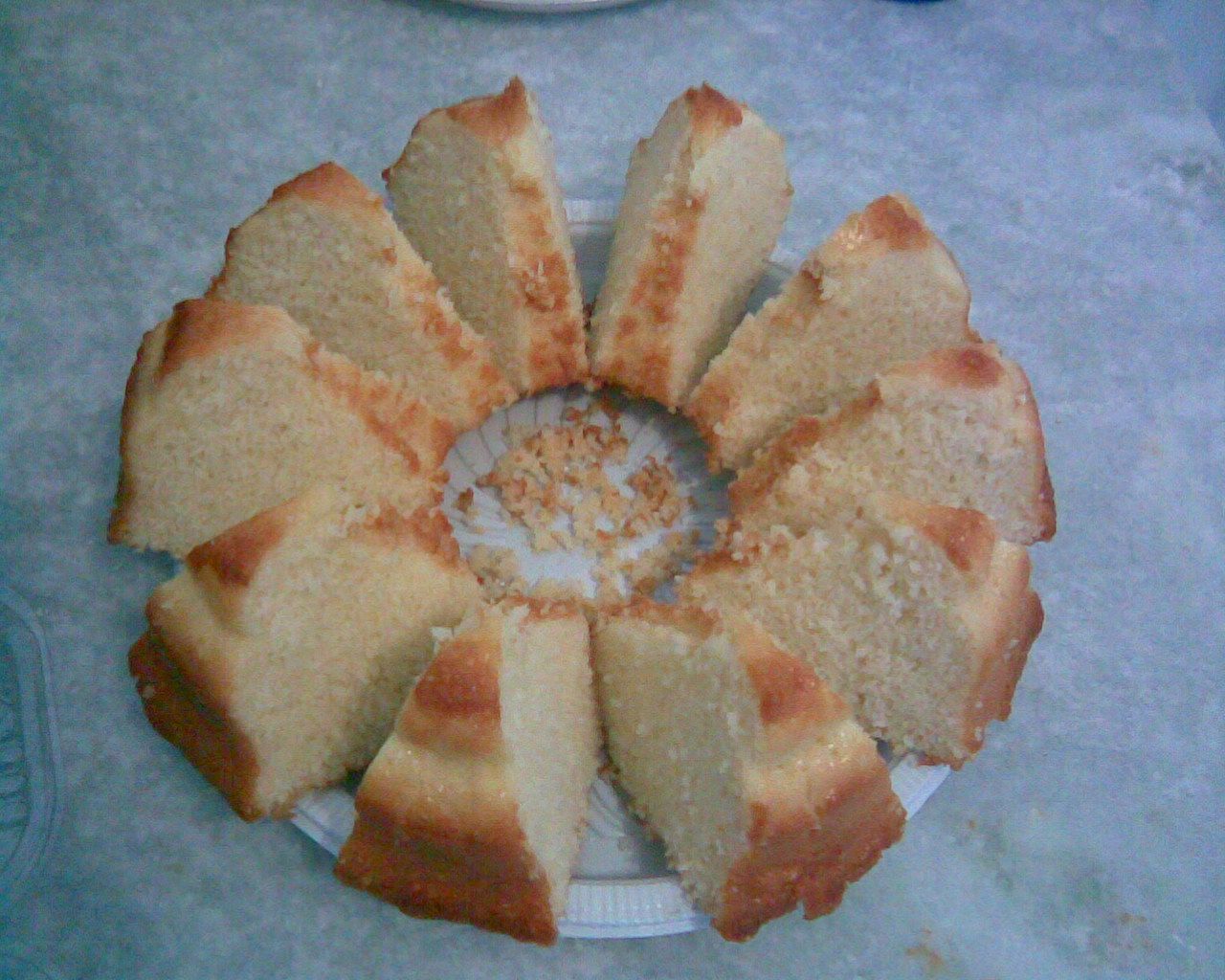 Bolo de arroz com queijo Minas