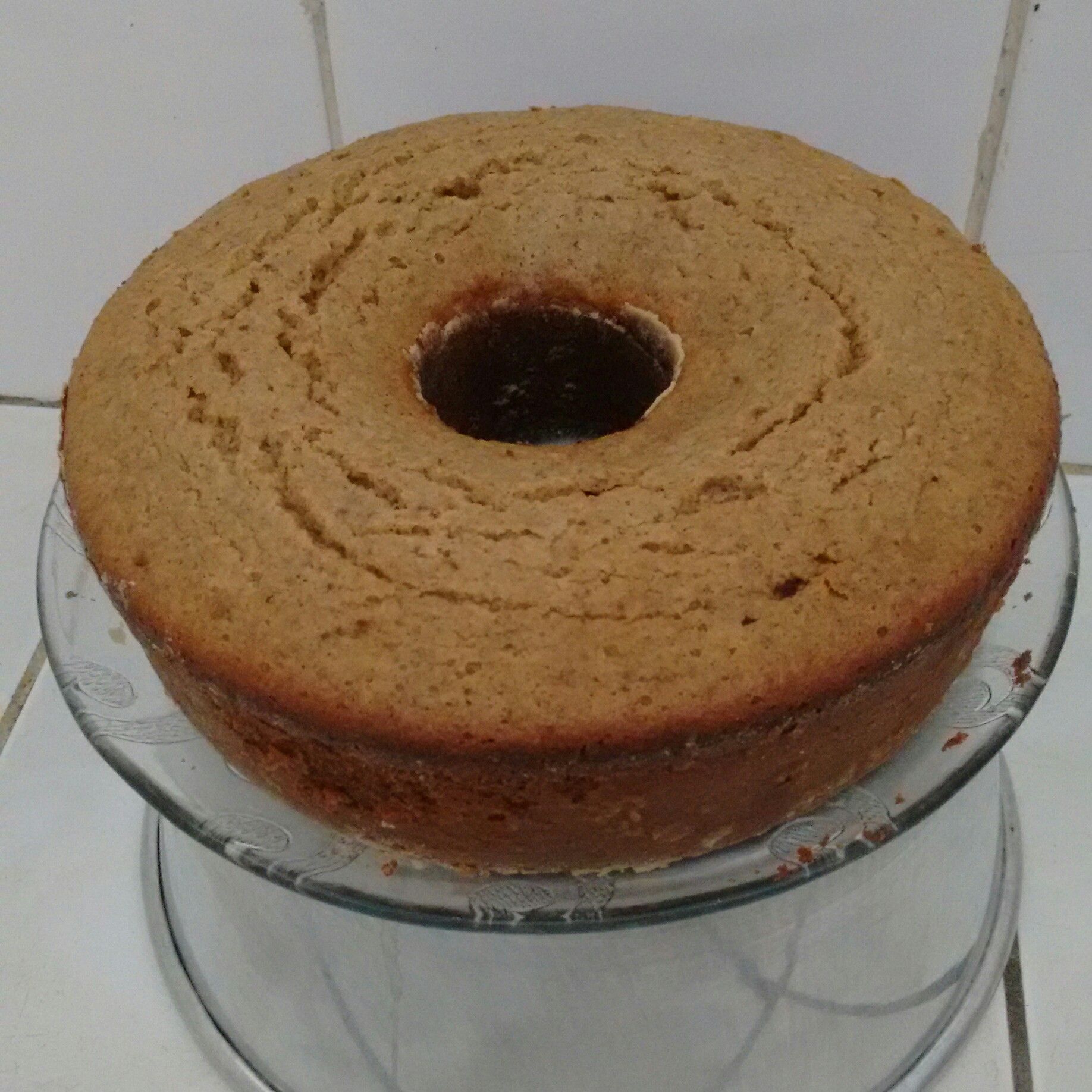 Bolo de banana com granola sem açúcar