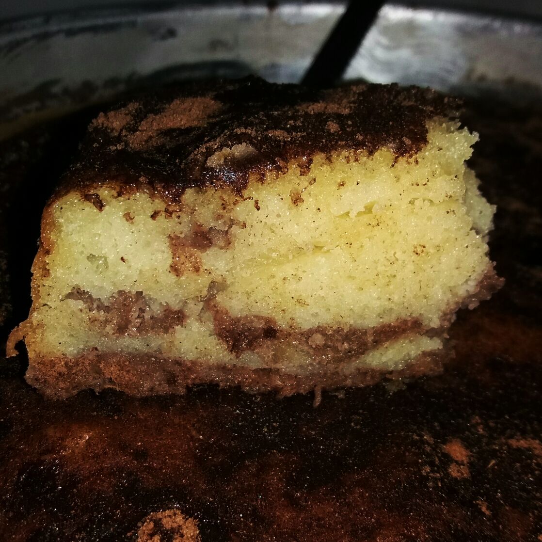 Bolo de banana cremoso