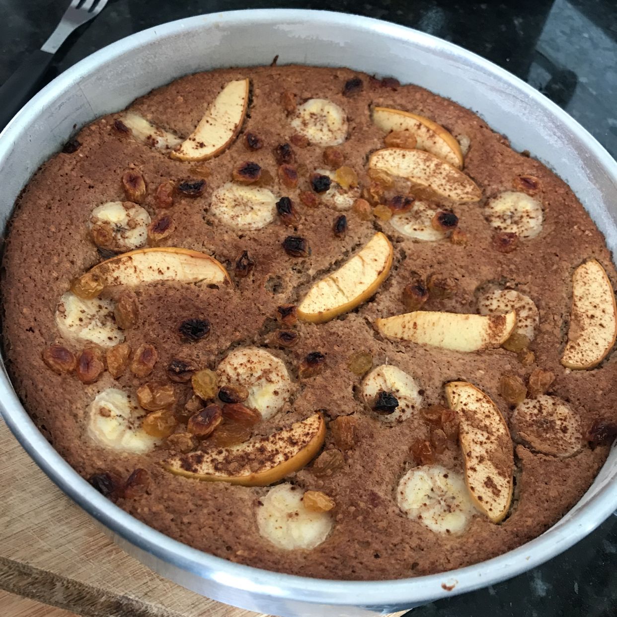 Bolo de banana da Ieda (sem açúcar, sem lactose e sem glúten)