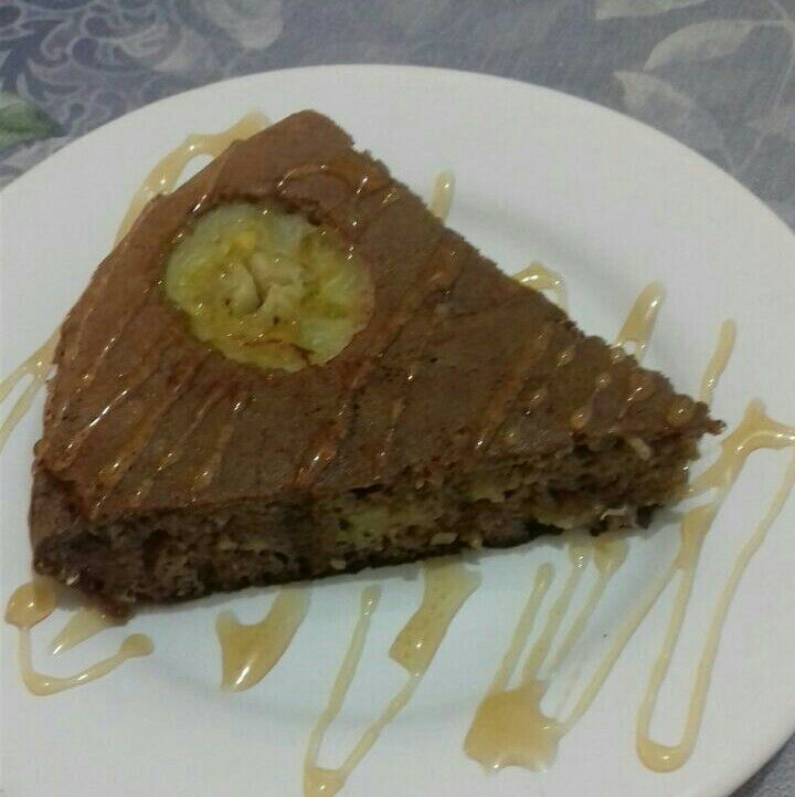 Bolo de banana de frigideira