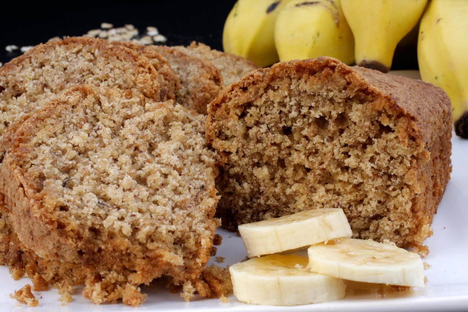 Bolo de banana e ameixa diet