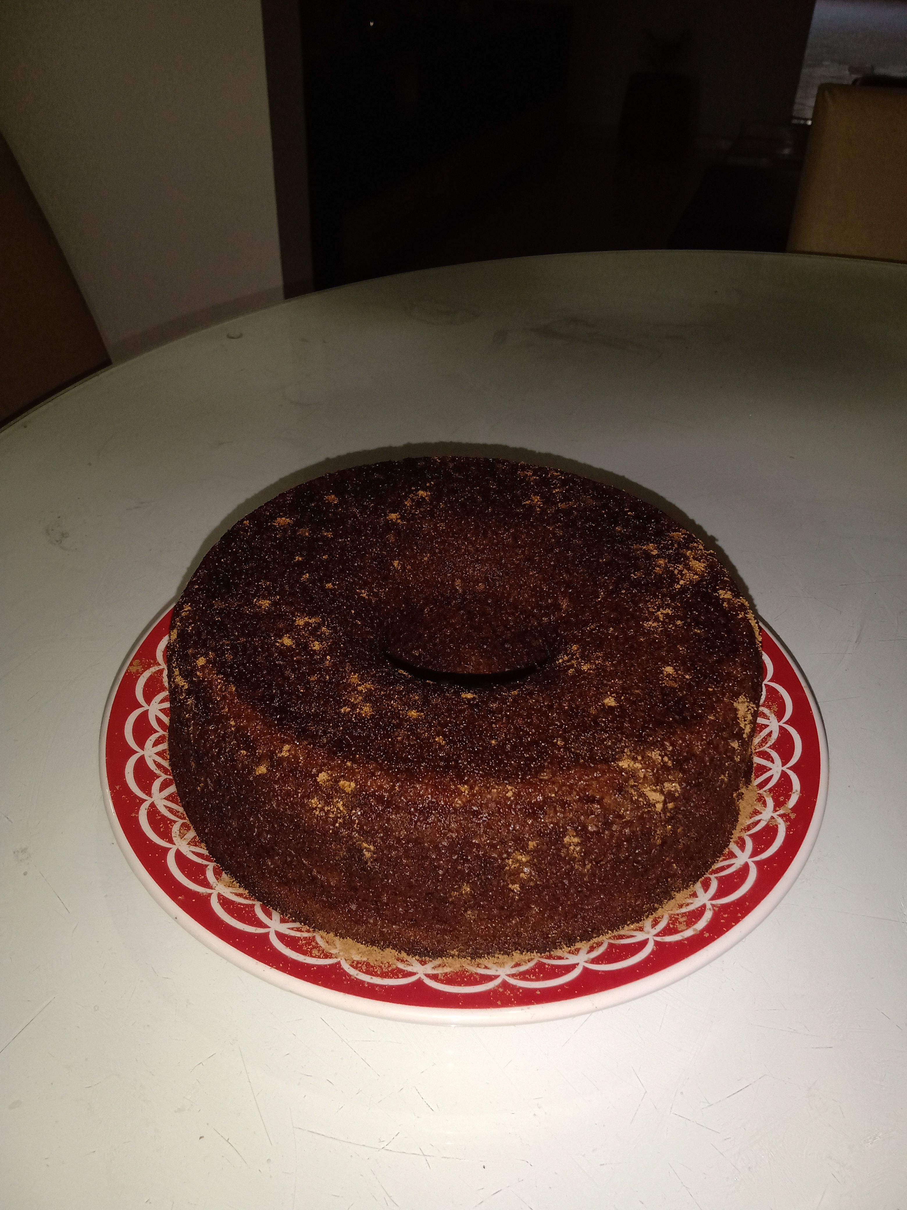 Bolo de banana e aveia (bolo rico em fibras)