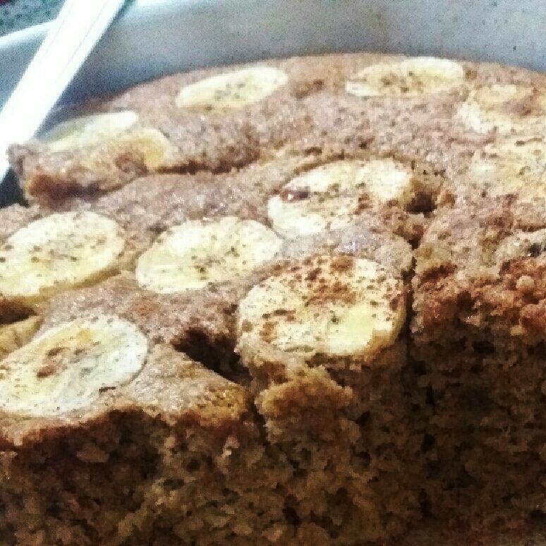 Bolo de banana fit ( sem glúten e sem lactose)