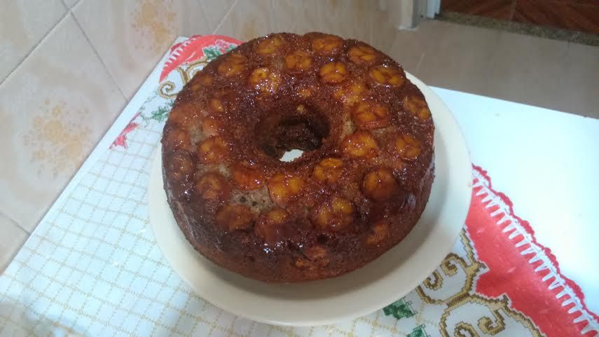 Bolo de banana (integral)