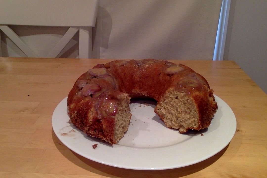 Bolo de banana light com farinha de rosca