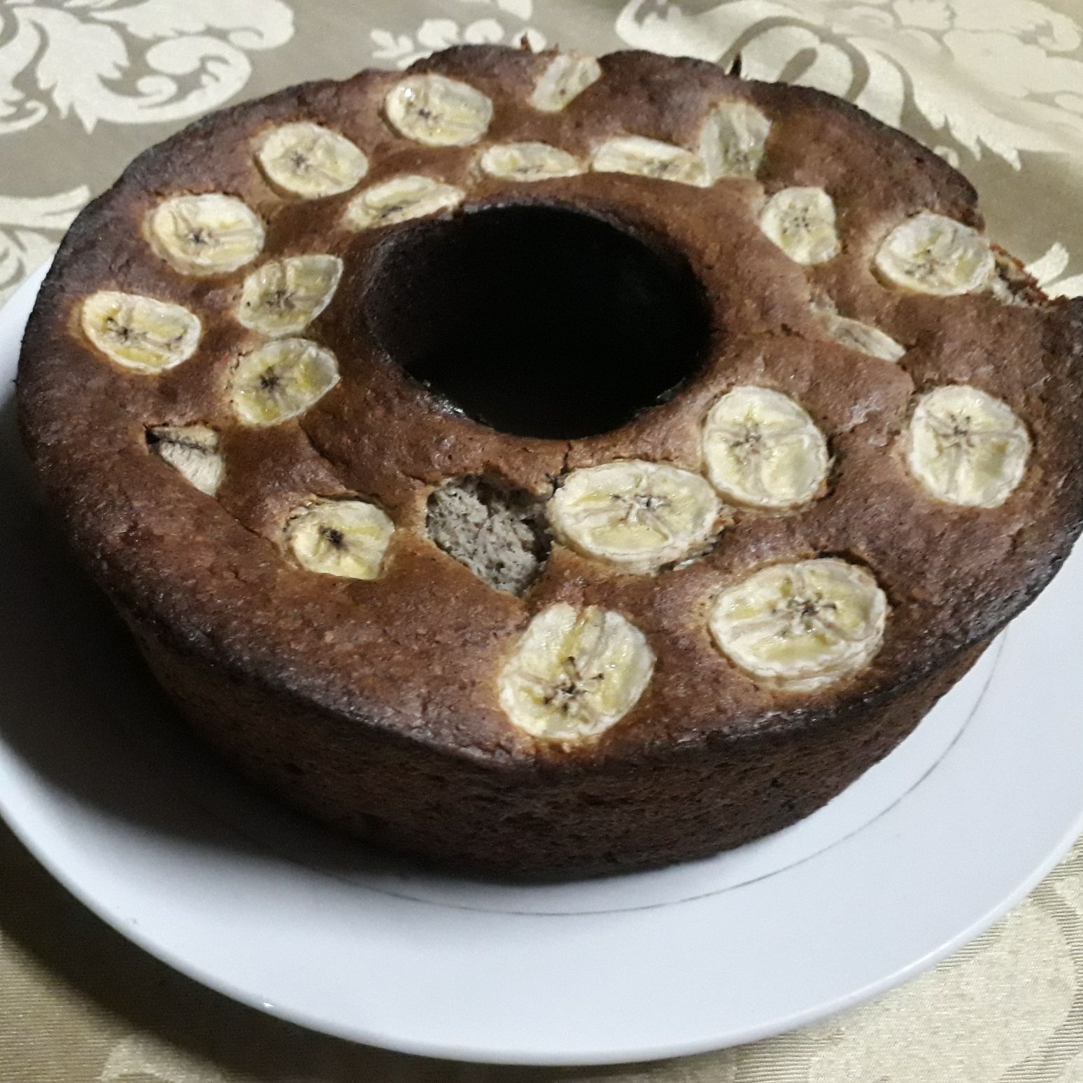 Bolo de banana low carb