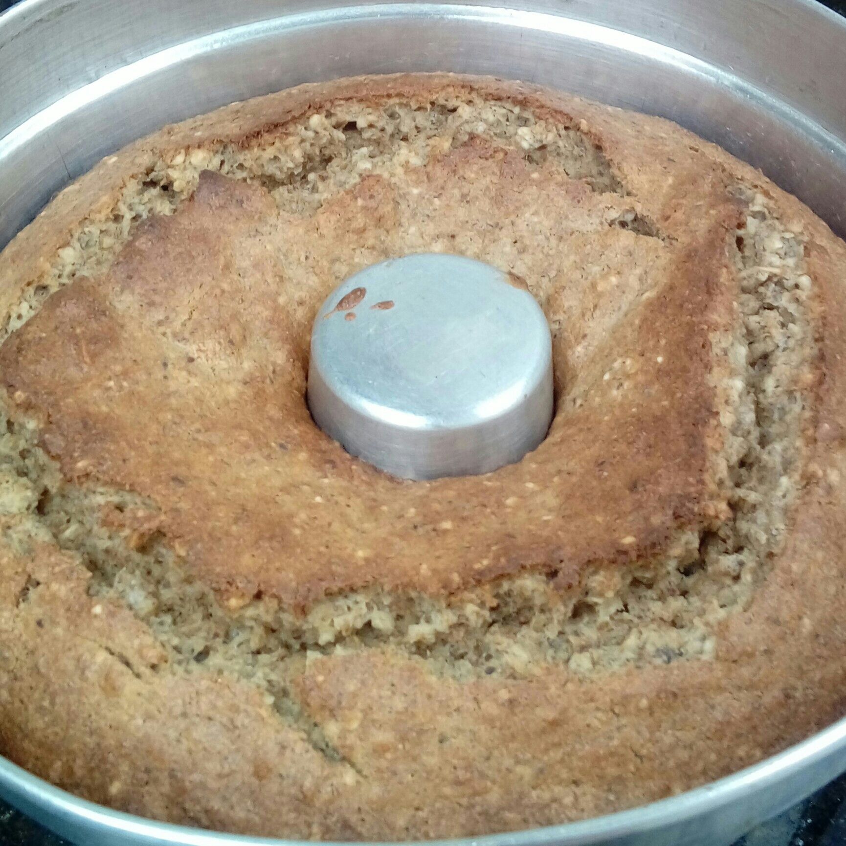 Bolo de banana sem lactose